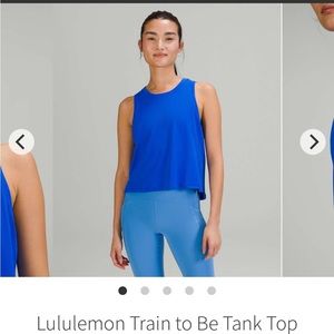 Lululemon Train To Be Tank